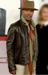 Back in Action Jamie Foxx brown leather jacket